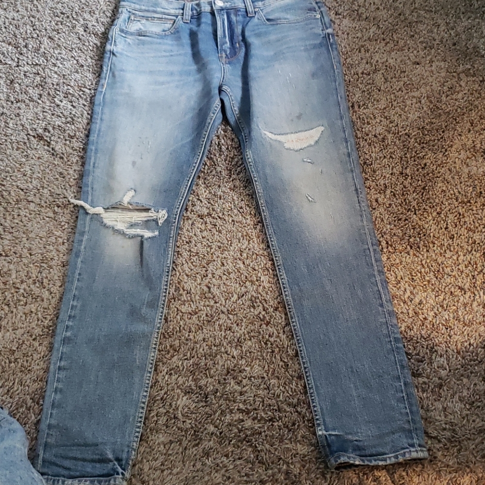 Hudson Zack Skinny Distressed Jeans